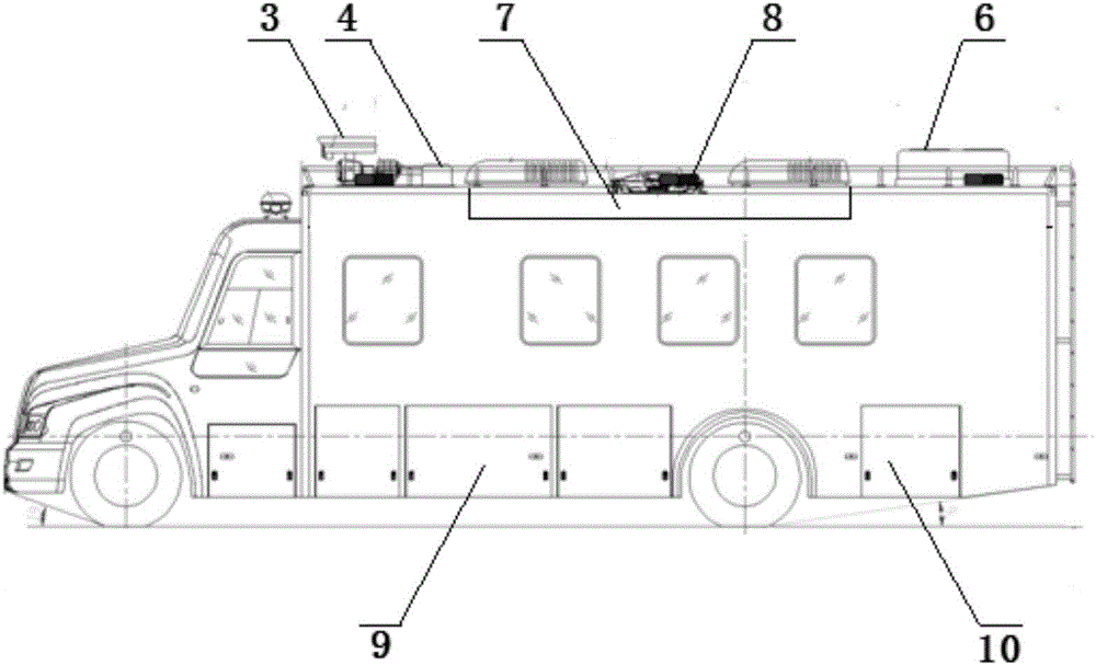 一種交通事故現(xiàn)場應(yīng)急指揮車的制作方法與工藝