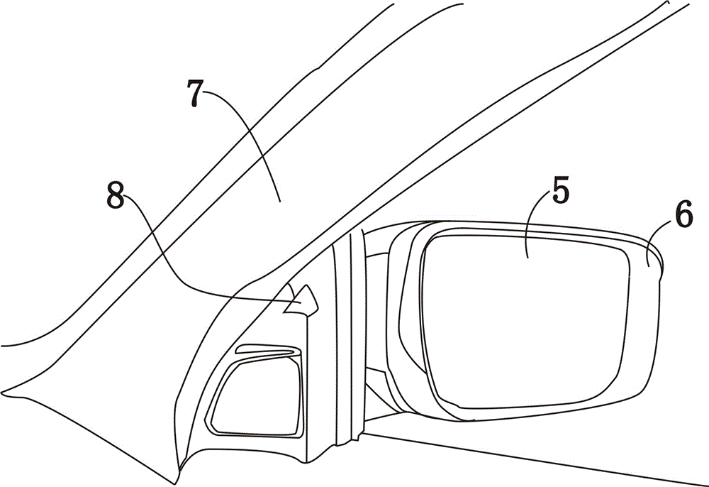 一種汽車后視鏡盲區(qū)檢測系統(tǒng)和汽車后視鏡的制作方法與工藝