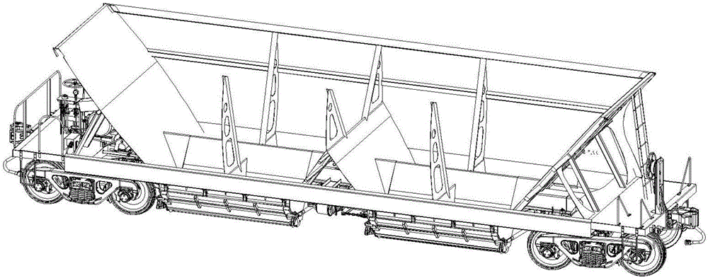 一种两侧卸货圆弧包板铁路专用漏斗车的制作方法与工艺