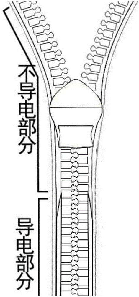 一種基于信號(hào)傳遞的拉鏈的防盜預(yù)警系統(tǒng)的制作方法與工藝