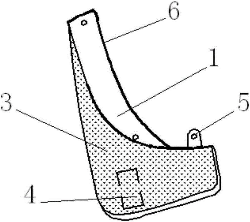 一種汽車擋泥板的制作方法與工藝