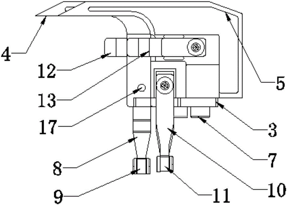 一种电脑横机的防滑乌斯挡座的制作方法与工艺