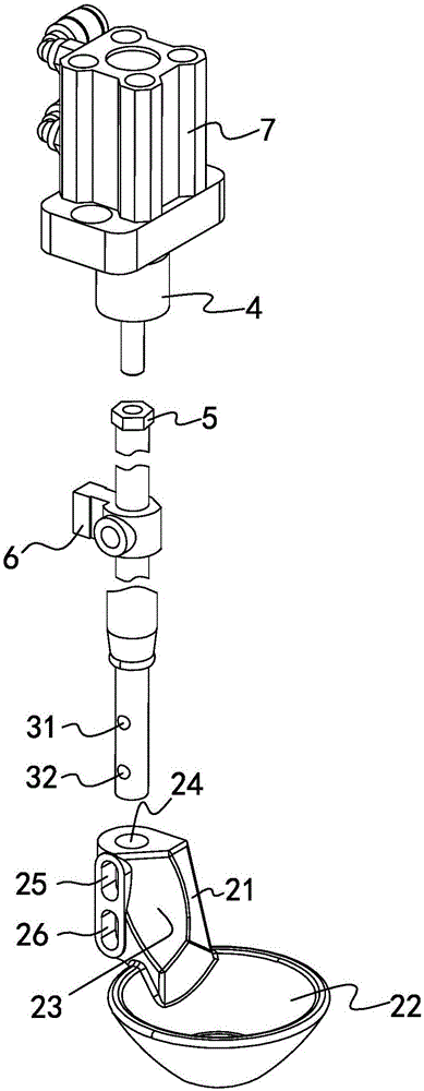 模板機(jī)壓腳機(jī)構(gòu)的制作方法與工藝