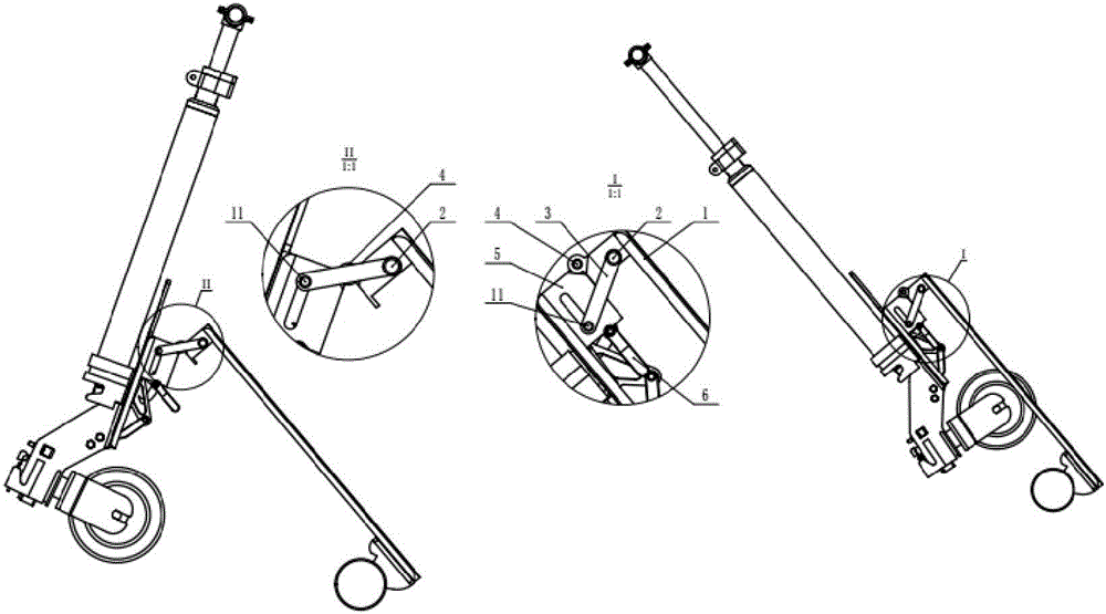 一种踏板车的锁止与解锁结构的制作方法与工艺