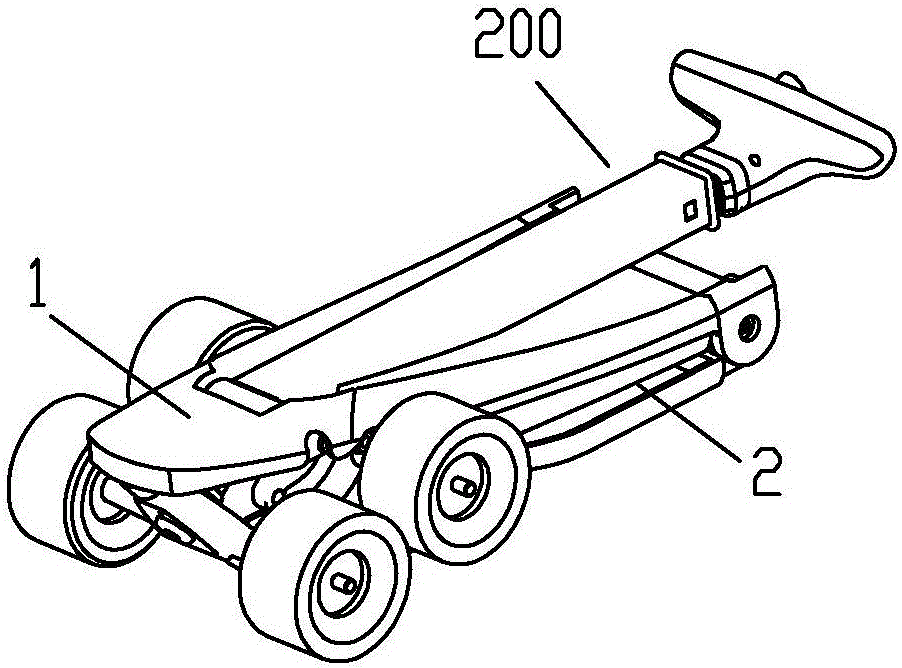 方向柱可伸缩的便携式滑板车的制作方法与工艺