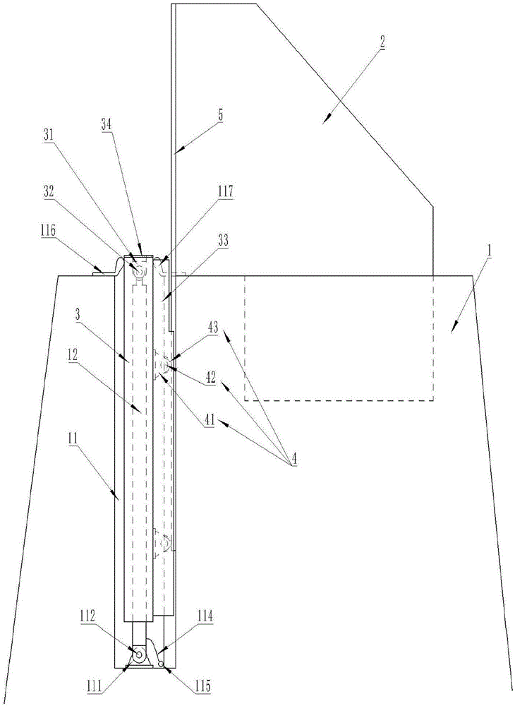 一种下沉式垂直升降的闸门的制作方法与工艺
