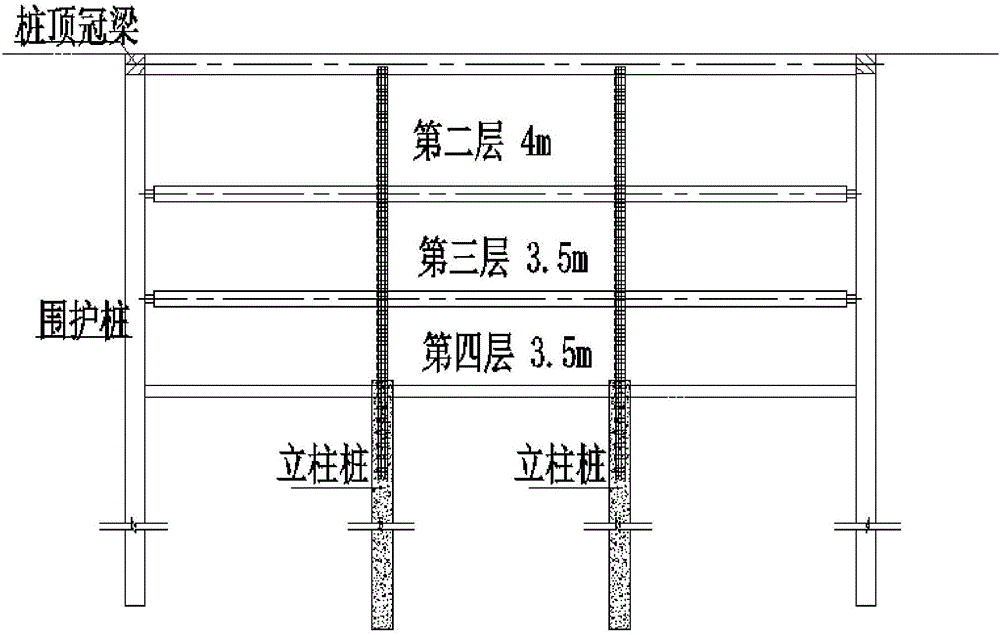 一種基坑內(nèi)土體開挖與馬道布置的施工方法與流程