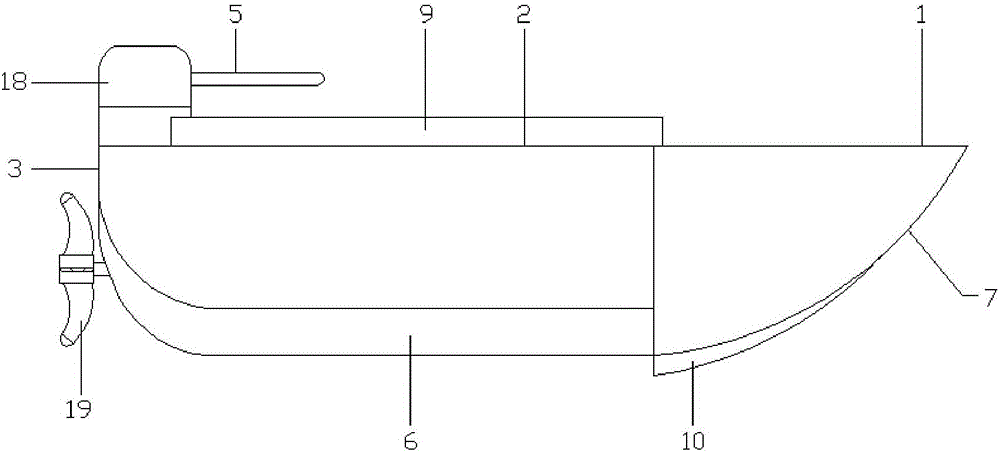 一种杠杆式防回退冲锋舟结构的制作方法与工艺