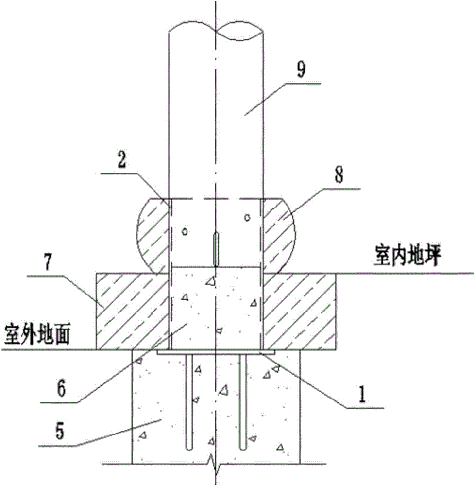 一種具有防風(fēng)抗震功能的景觀建筑木柱腳及其施工工藝的制作方法與工藝