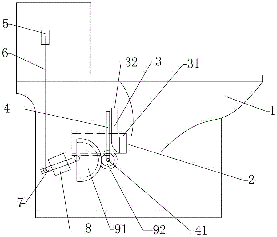 排污口可上下移位式直排节水便器的制作方法与工艺