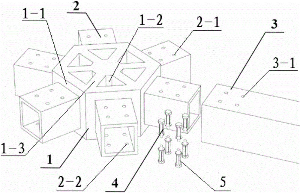 一種采用自鎖螺栓裝配空間結(jié)構(gòu)的鋁合金節(jié)點的制作方法與工藝