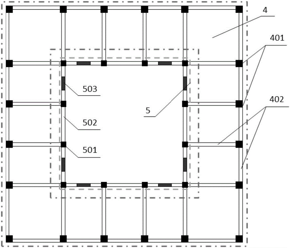 一种高性能框架‑阻尼框筒结构体系的制作方法与工艺