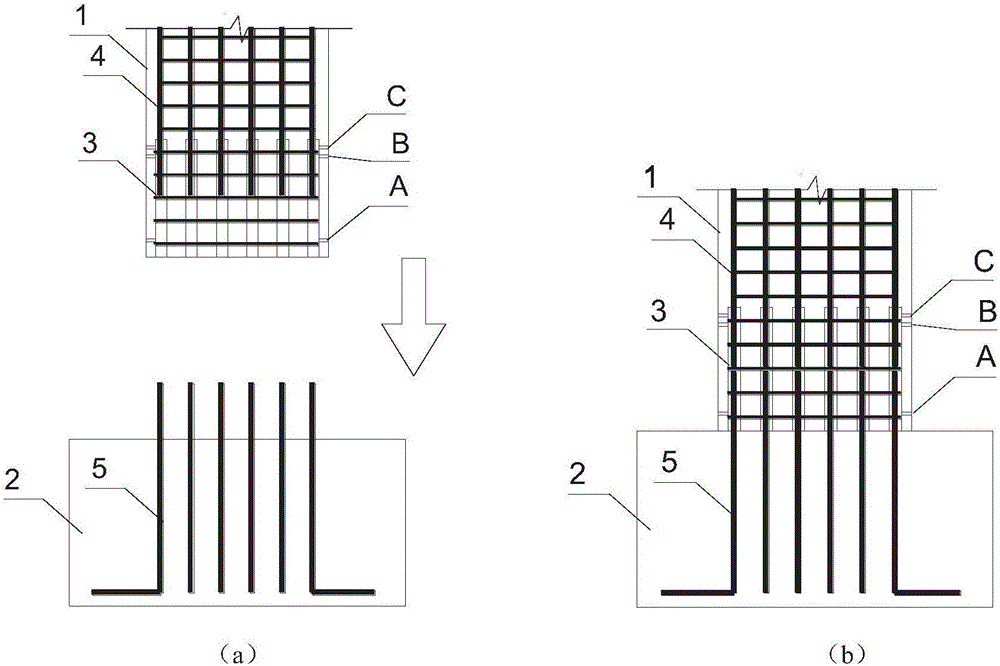 可補(bǔ)漿式灌漿套筒、墩身和承臺(tái)的連接結(jié)構(gòu)和連接方法與流程