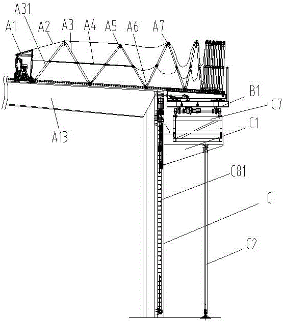 一種自動(dòng)伸縮折疊雨棚機(jī)構(gòu)的制作方法與工藝