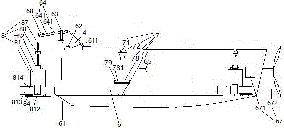 放置连接有追踪水母垂直移动机构的大型水母的船的制作方法与工艺