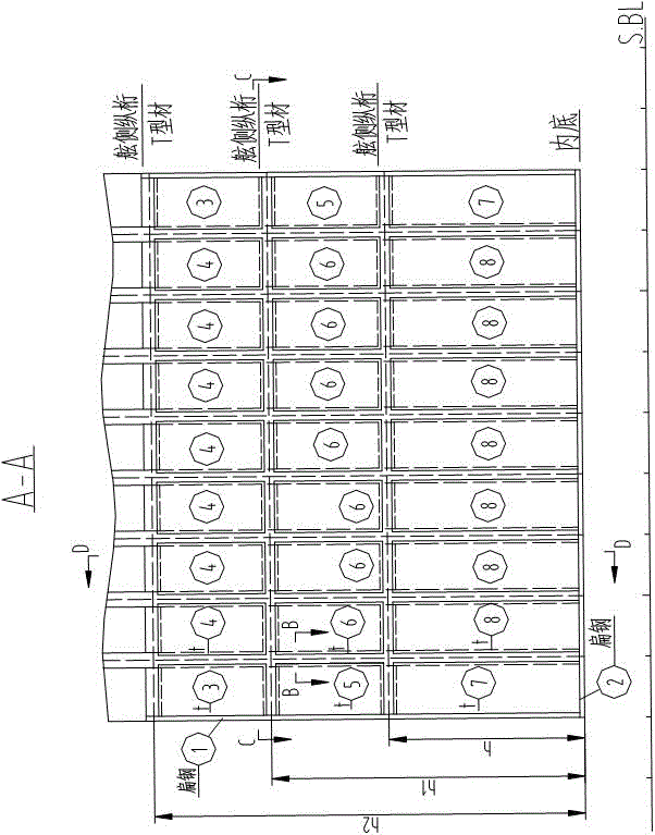 一种破冰船用减摇水舱处抗冰型双层舷侧结构的制作方法与工艺