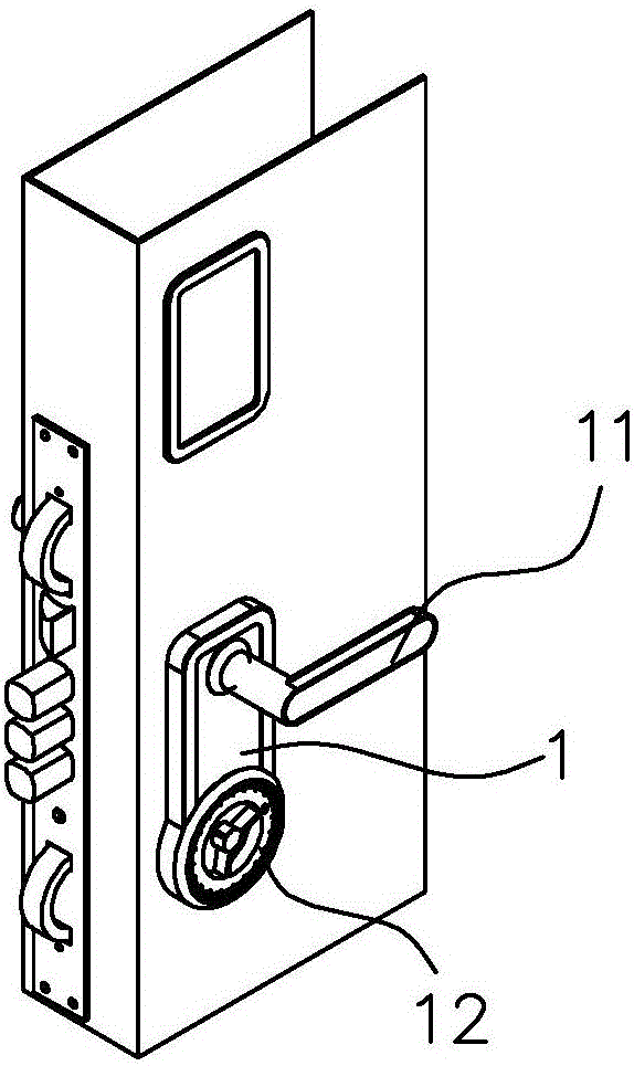 一種內(nèi)置電子執(zhí)行機(jī)構(gòu)、機(jī)械密碼應(yīng)急鎖的雙控鎖的制作方法與工藝