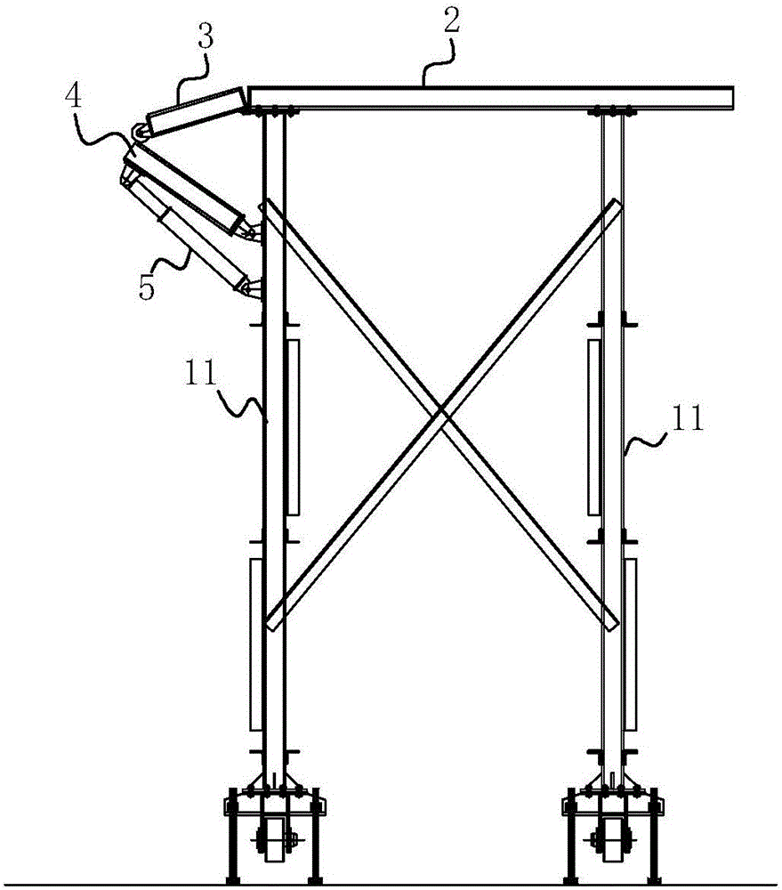 用于地鐵車(chē)站軌頂風(fēng)道澆筑的臺(tái)車(chē)的制作方法與工藝