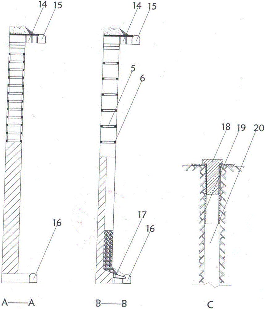 横撑支柱空场法的支护回采与充填新工艺的制作方法与工艺