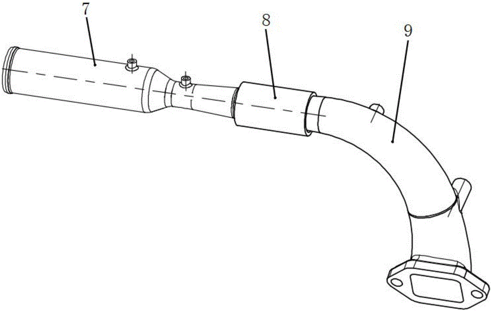 發(fā)動(dòng)機(jī)EGR廢氣流量的測(cè)量管路的制作方法與工藝