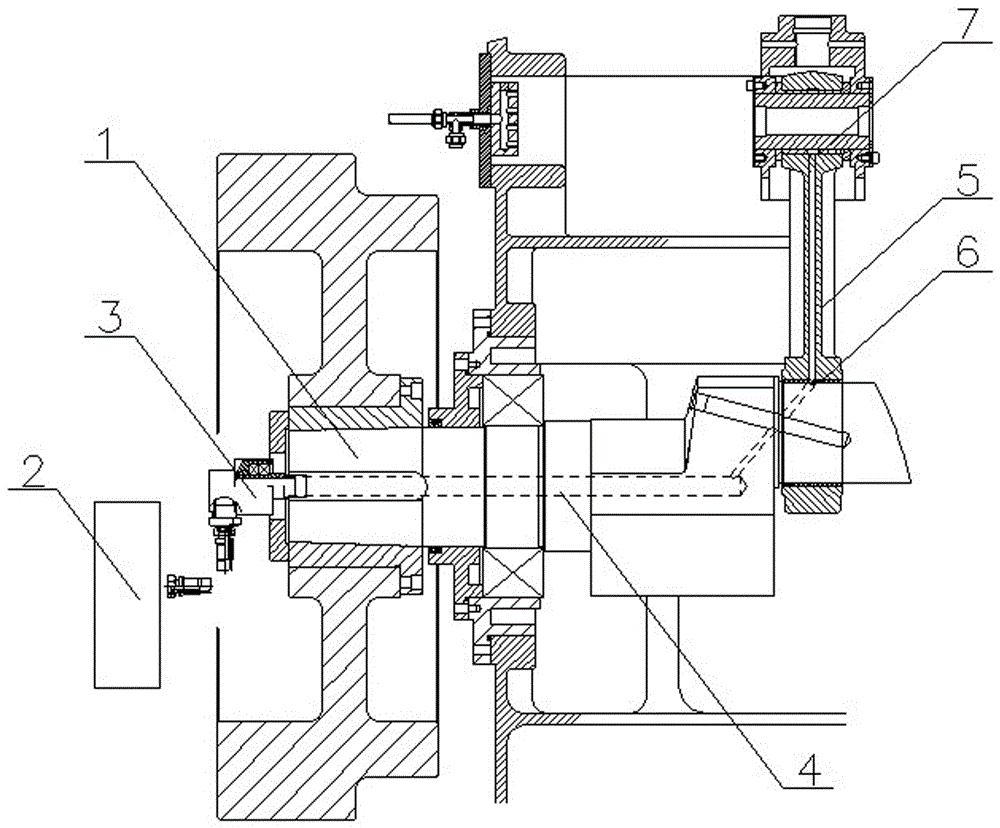 往复式真空泵外置润滑油站旋转进油装置的制作方法