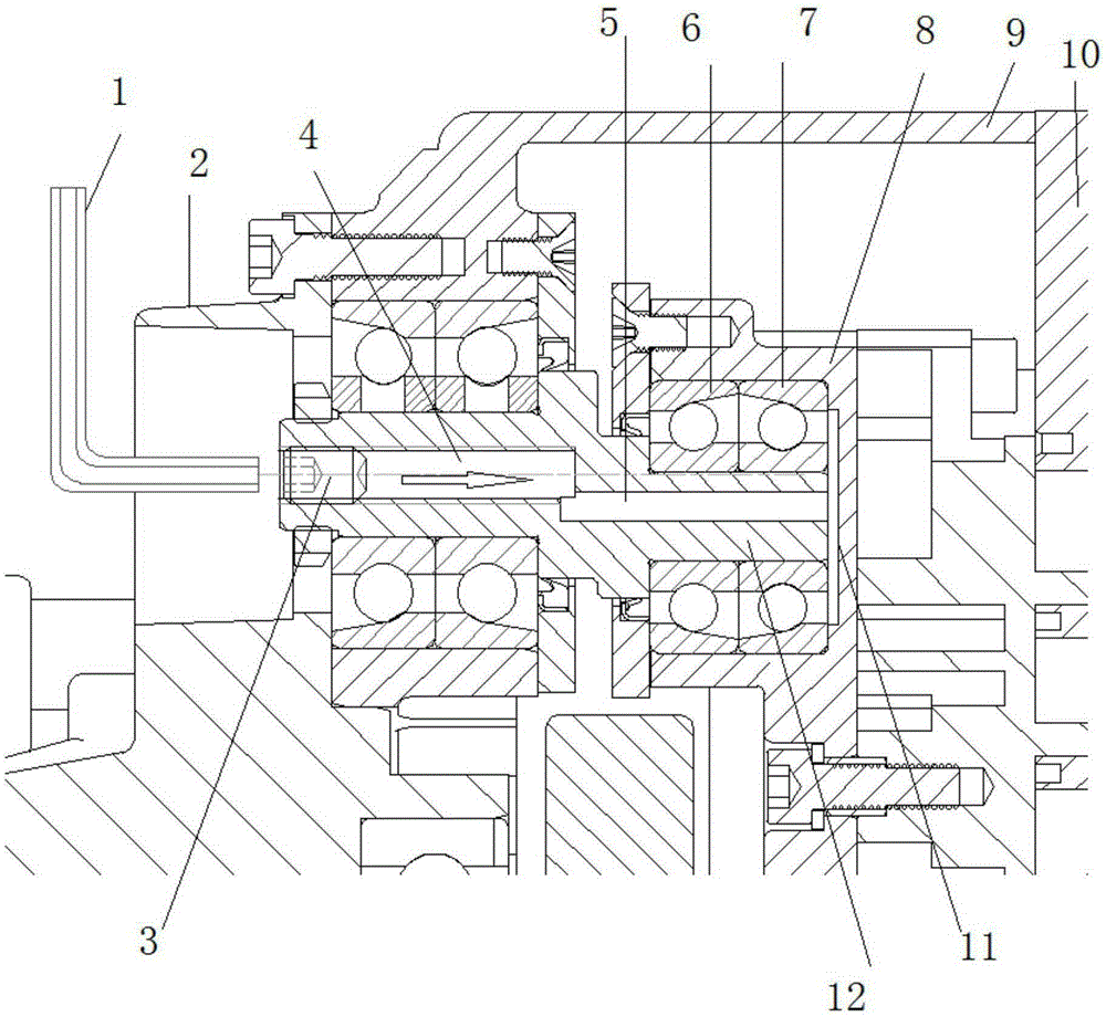 無油渦旋式壓縮機軸承潤滑機構(gòu)的制作方法與工藝