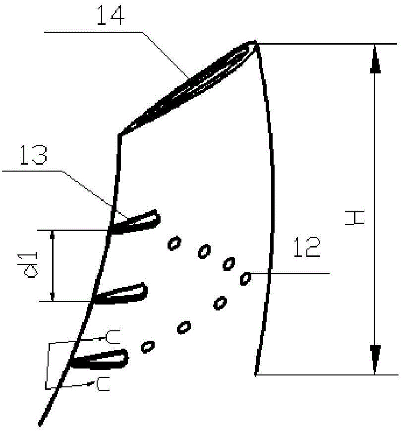 帶葉脈狀結(jié)構(gòu)和圓弧柱分流葉片的軸流風(fēng)機(jī)三元葉輪的制作方法與工藝