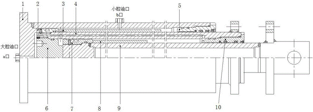 一种反向伸缩式多级液压缸的制作方法与工艺