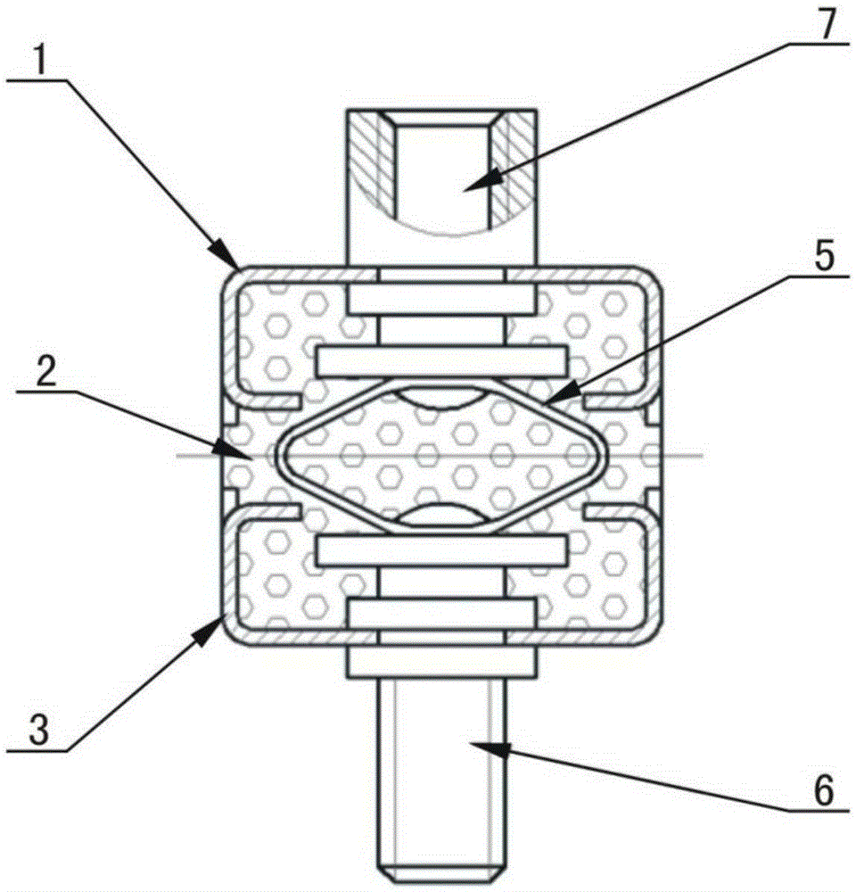 隔振用柔性螺接装置的制作方法