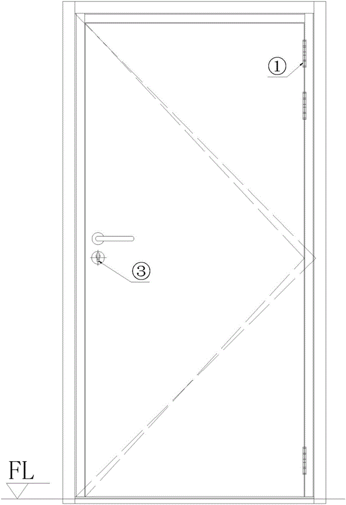 一種雙向開啟門的制作方法與工藝