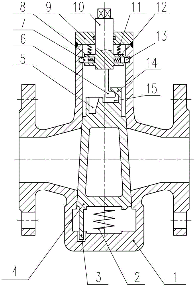 一種無磨損密封旋塞閥的制作方法與工藝