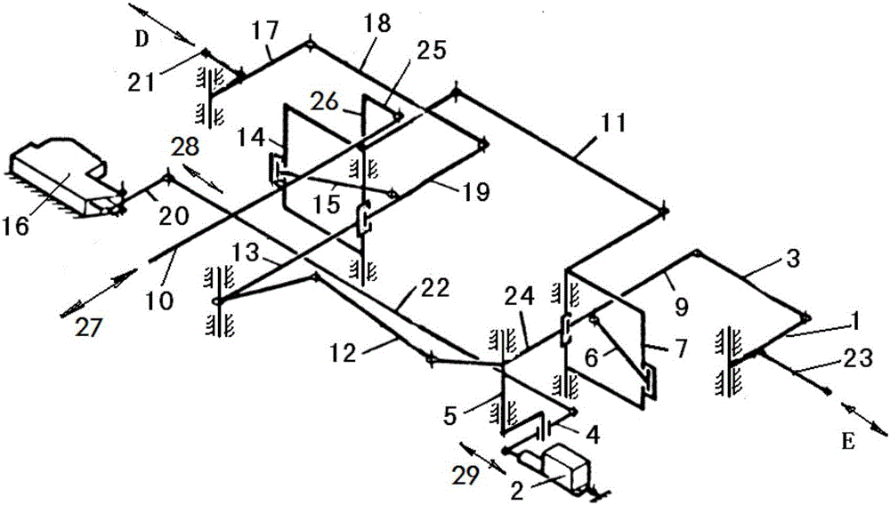 一種三功用機(jī)械綜合運(yùn)動(dòng)機(jī)構(gòu)的制作方法與工藝