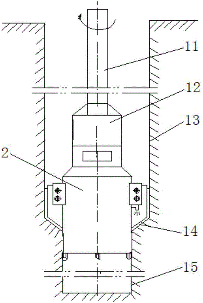 一種噴射式活翼擴孔鉆具及其制作方法和使用方法與流程