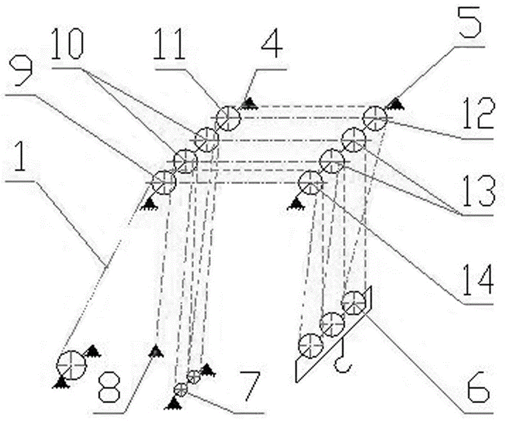 一種修井自平衡井架的制作方法與工藝