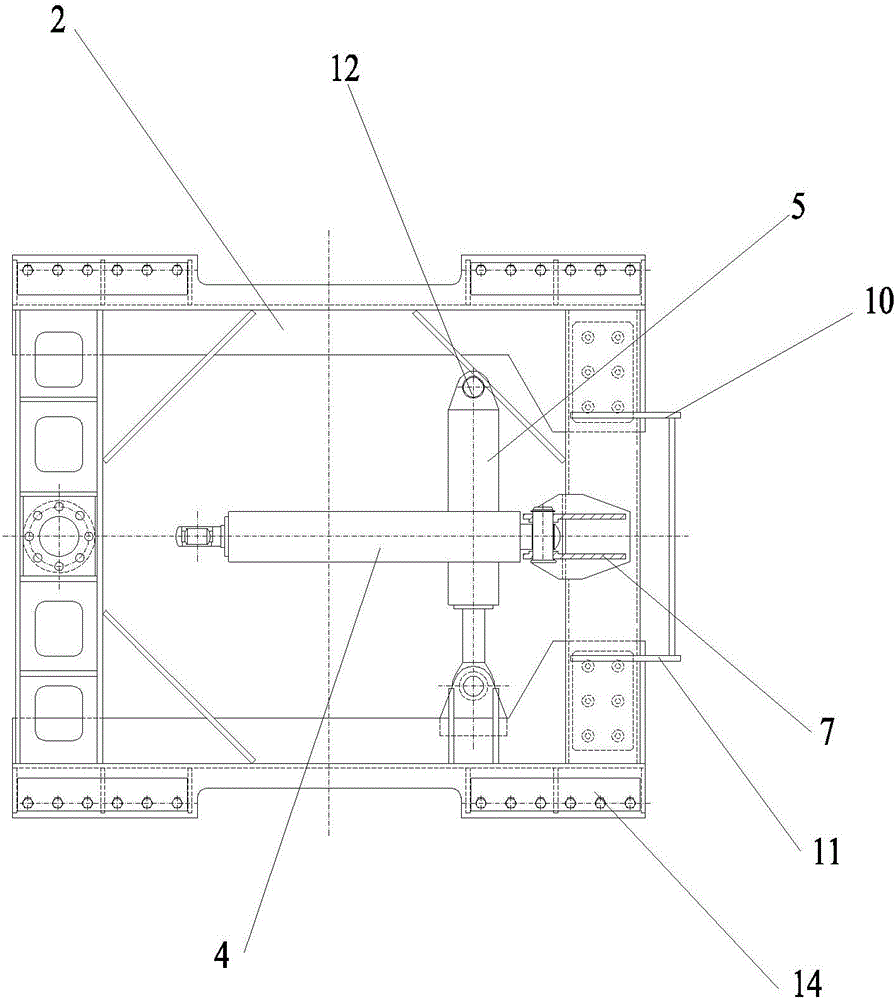 一種可滑移偏擺機架的制作方法與工藝