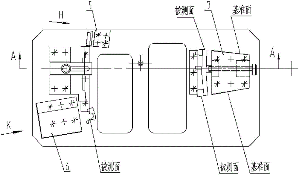 一種用于檢測渦輪導向葉片多組緣板楔面的裝置的制作方法