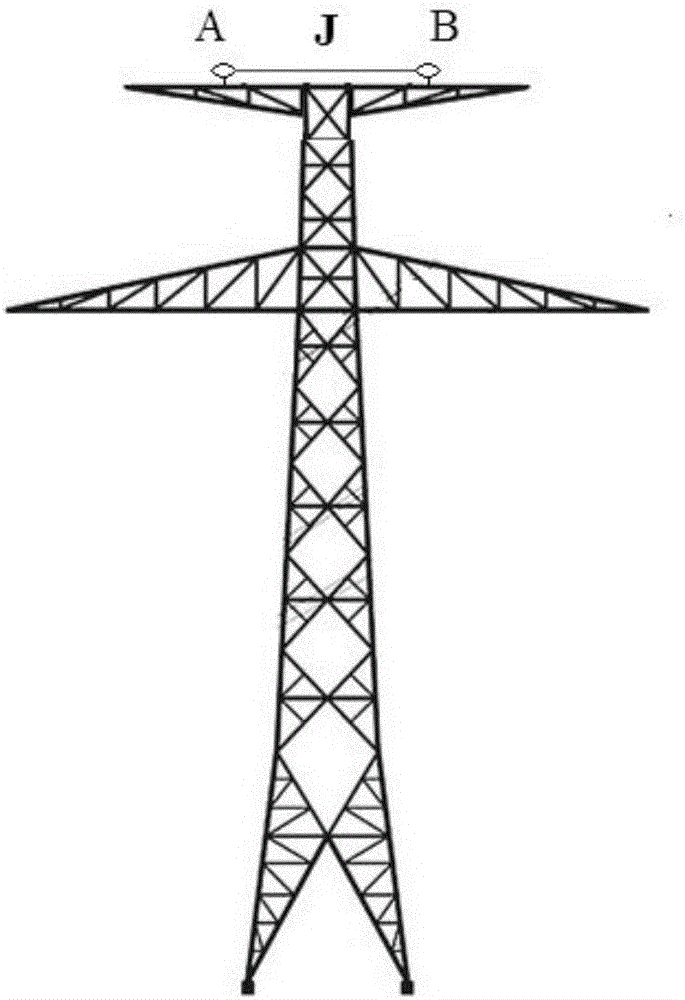 基于北斗Ⅱ姿態(tài)測量的輸電線路桿塔傾斜度監(jiān)測系統(tǒng)及監(jiān)測方法與流程