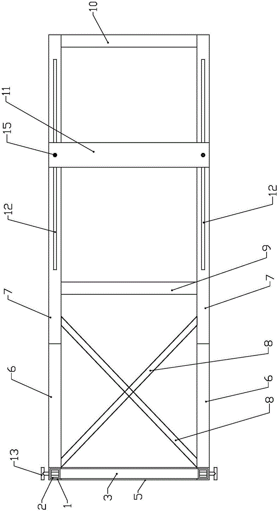 預(yù)制混凝土樓梯結(jié)構(gòu)性能檢驗(yàn)加載支架的制作方法與工藝