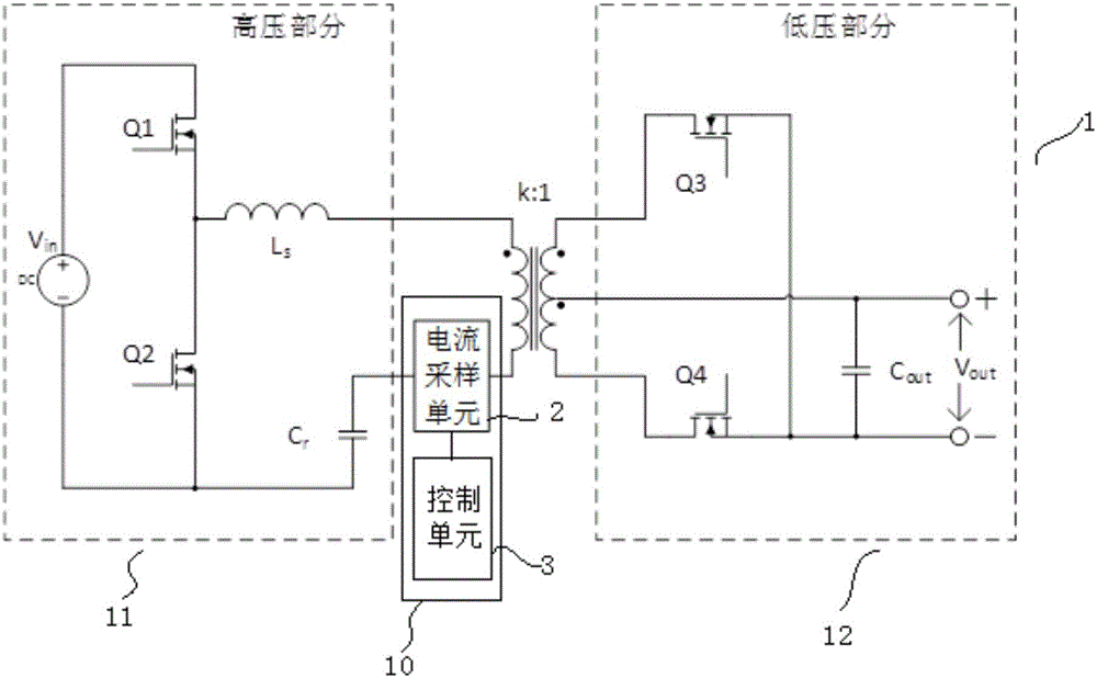 隔离型低压大电流DC‑DC变换器输出电流检测方法及装置与流程