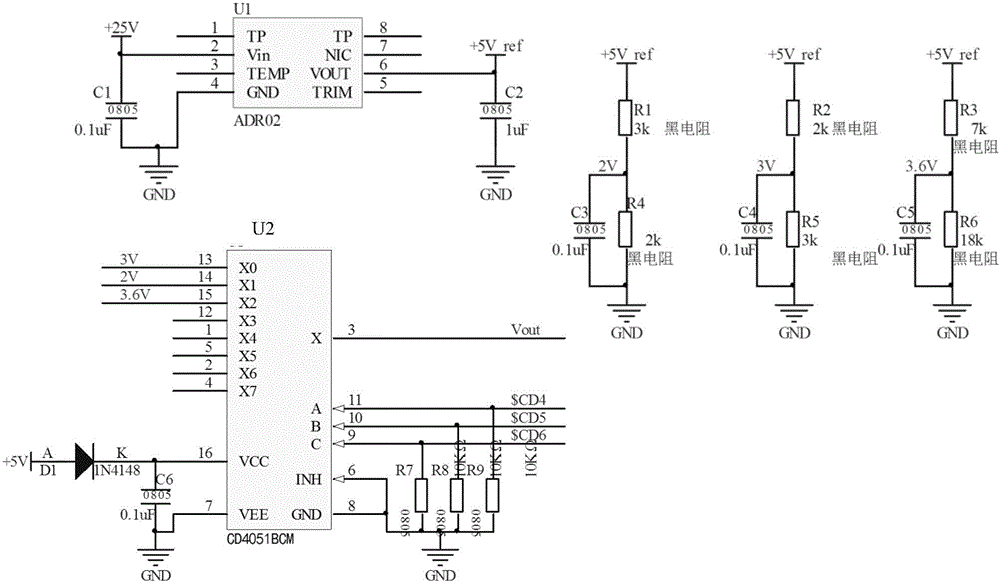 一種電池電壓采集校準(zhǔn)電路的制作方法與工藝