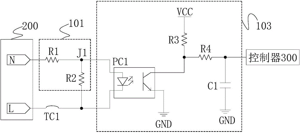 冰箱及用于冰箱的過零檢測電路的制作方法與工藝