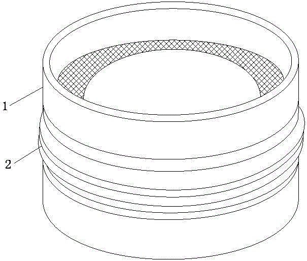 一種圓錐式破碎機(jī)機(jī)用防塵圈的制作方法與工藝