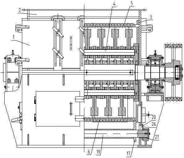 整機(jī)排料可逆錘式破碎制砂機(jī)的制作方法與工藝