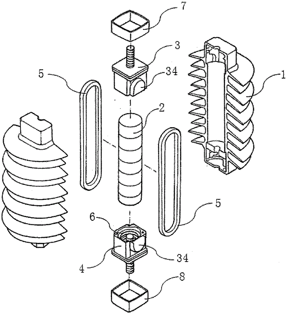 一种电力系统的防雷器的制作方法与工艺