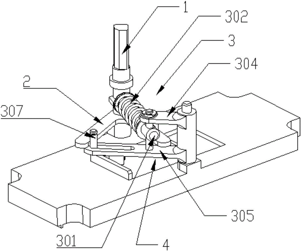 低壓隔離開關(guān)的儲能彈簧操作機(jī)構(gòu)的制作方法與工藝