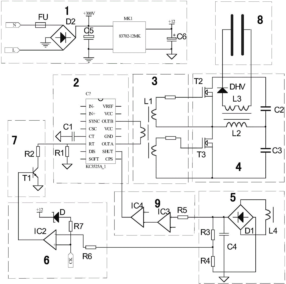 一种带燃弧抑制保护的高压电源的制作方法与工艺