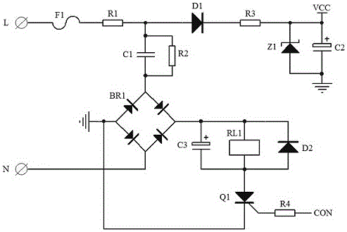 一種節(jié)能型阻容降壓繼電器驅(qū)動(dòng)電路的制作方法與工藝