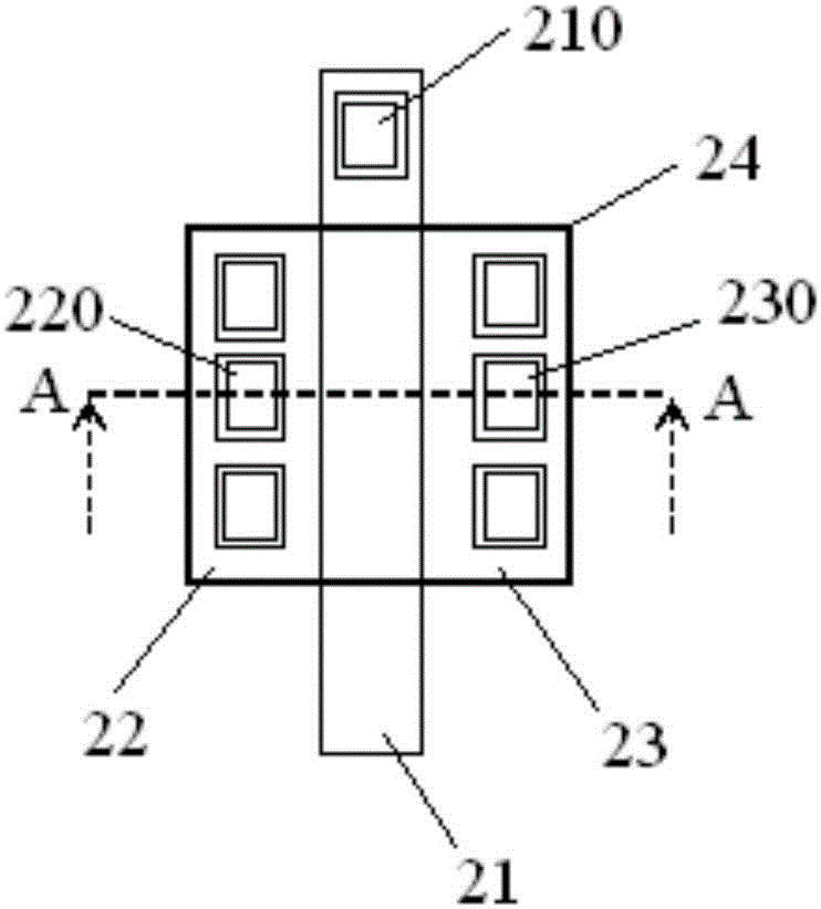 測試結(jié)構(gòu)及利用該測試結(jié)構(gòu)監(jiān)測探針針痕偏移的方法與流程