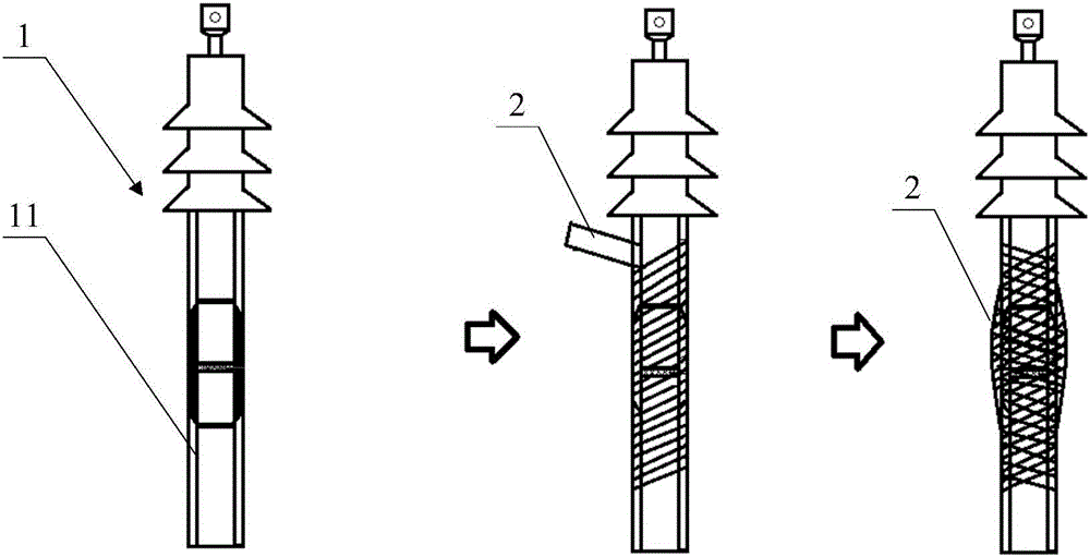 冷缩式应力管型电缆终端握紧力加固方法与流程