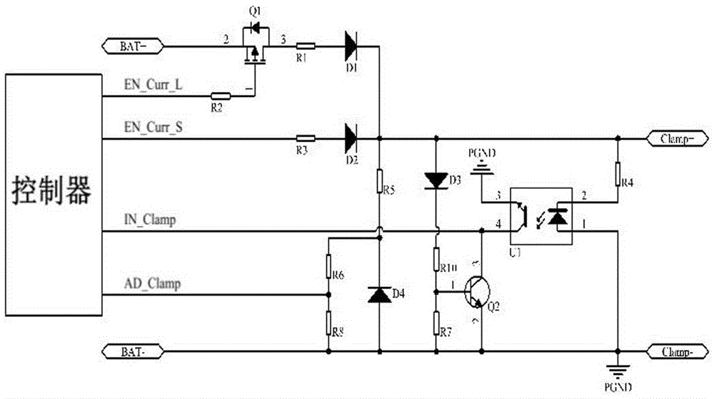 一種汽車應(yīng)急啟動電源的電瓶夾安全管理系統(tǒng)的制作方法與工藝